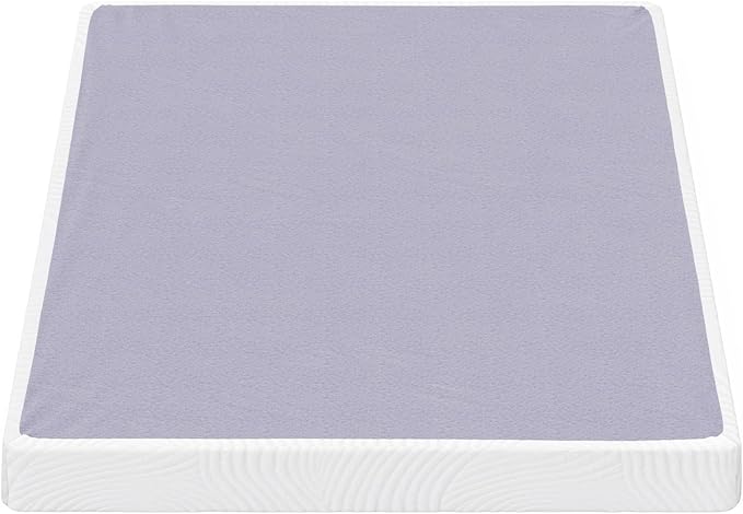 ZINUS Edgar 4 Inch Bamboo Box Spring, Mattress Foundation, Sturdy Bamboo Structure, Low Profile, Easy Assembly, Full