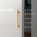 2244 10 Pack 5 Inch(128mm) Kitchen Cabinet Handles Champagne Bronze Cabinet Pulls Kitchen Cabinet Hardware Drawer Pulls for Cupboard Wardrobe 2244