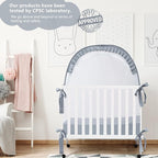 Pack N Play Tent, Baby Pop Up Crib Tent to Keep Baby in, Crib Net for Pack and Plays, Mini Cribs & Play Yards (39.6" L x 27.6" W x 49.2" H)
