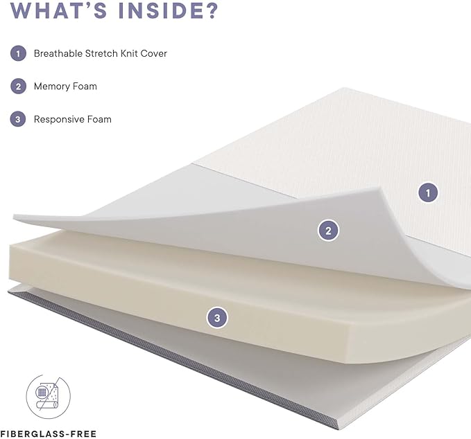 Modway Mila 6” Narrow Twin Mattress - Firm 6 Inch- 10-Year Warranty