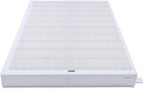 Amazon Basics Smart Box Spring Bed Base, 9-Inch Height Mattress Foundation, Tool-Free Easy Assembly, Cal King, 83"L x 71"W x 9"H, White