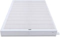 Amazon Basics Smart Box Spring Bed Base, 9-Inch Height Mattress Foundation, Tool-Free Easy Assembly, King, 79"L x 75.5"W x 9"H, White