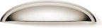 khtumeware 10 Pack 5" Drawer Pulls Polished Nickel Cabinet Cup Pulls Kitchen Hardware Cabinet Handles Drawer Handles Knobs 5 inch Hole Center