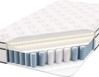Modway Jenna 10” Innerspring and Memory Foam Twin XL Mattress With Individually Encased Coils, White