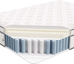 Modway Jenna 14” Innerspring and Memory Foam Full Mattress With Individually Encased Coils