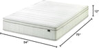 ZINUS 12 Inch Foam and Spring Mattress, Full, CertiPUR-US Certified Foams, Mattress in A Box, White