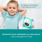 OK to Wake Clock for Kids, Sleep Training Clock with Night Light and Sound Machine, Kids Alarm Clock for Bedrooms, Blue