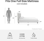 DHP Dakota Bed, Full, White