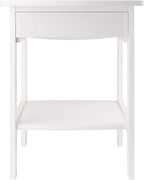 Winsome Wood Claire Accent Table, White