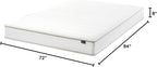 ZINUS 8 Inch Foam and Spring Hybrid Mattress [New Version], California King, Fiberglass Free, Medium Firmness, Durable Support, Certified Safe Foams & Fabric, Mattress in A Box