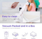 PayLessHere 12 Inch Memory Foam Mattress Medium-Firm Mattress for Pressure Relief & Cooler Sleep Gel Memory Foam Mattress Bed in a Box Fiberglass Free CertiPUR-US Twin XL Mattress for Soundly Sleep
