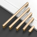 Asidrama 10 Pack 5 Inch(128mm) Champagne Gold Cabinet pulls Kitchen Cabinet Handles, Cabinet Pulls Kitchen Cabinet Hardware for Cupboard Drawer Pulls
