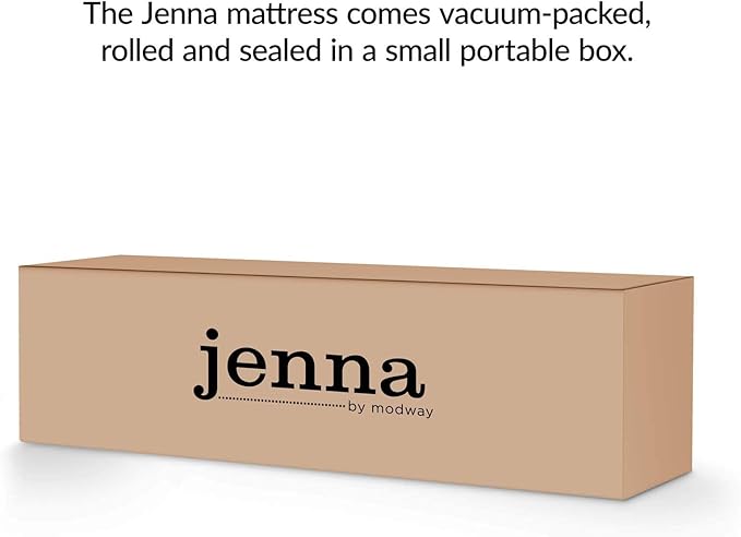 Modway Jenna 10” Innerspring and Memory Foam California King Mattress With Individually Encased Coils, White