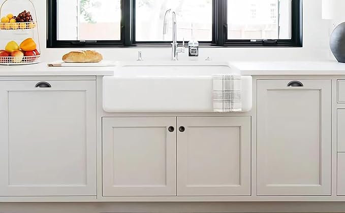 khtumeware 10 Pack 5" Drawer Pulls Oil Rubbed Bronze Cabinet Cup Pulls Kitchen Hardware Cabinet Handles Drawer Handles Knobs 5 inch Hole Center
