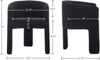 Modern Sherpa Barrel Dining Chair, Upholstered Boucle Dining Chair Accent Chair with Arms Comfy Makeup Vanity Chair, Dining Living Room Kitchen Chair, Black