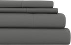 Linen Market Brushed Microfiber Queen Sheet Set 4 Piece – Oeko-TEX Certified Ultra Soft & Wrinkle-Free - 16" Deep Pocket Sheets - Easy Care Queen Size - Gray