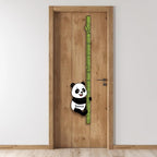 Personalized Growth Chart for Wall, Wooden Height Chart for Kids, Cute Height Measurement for Child/Girls/Boys, Baby and Toddler's Playroom/Kid's Room/Nursery Decor, Panda