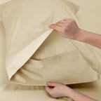 Bedsure Cooling Sheets Twin XL, Rayon Derived from Bamboo, Breathable & Soft Twin XL Sheet Sets, Deep Pocket Up to 16", Hotel Luxury Silky Dorm Bedding for Hot Sleepers, Alabaster Gleam