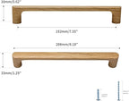 Burlywood Round 7-1/2in 2 pcs Wooden Drawer Pulls Handle pulls for cabinets Kitchen Cabinet Drawer pulls Cabinet Door Pull