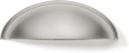 khtumeware 10 Pack 3" Drawer Pulls Brushed Satin Nickel Cabinet Cup Pulls Kitchen Hardware Cabinet Handles Drawer Handles Knobs 3 inch Hole Center
