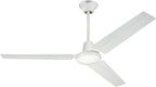 Westinghouse Westinghouse 7812700 Jax, Modern Industrial Style Ceiling Fan and Wall Control, 56 Inch, White Finish