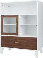 Teamson Home Tyler Wooden Storage, Floor Cabinet