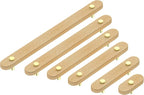 Wooden Drawer Pulls,4-Pack Beech Wood Drawer Handles 9in,Suitable for Kitchen, Living Room, Bedroom, Bathroom and Other Scenes,Gold