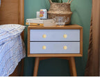HUAMULAN 15 PCS Cabinet Knobs Glossy Ceramic Dresser Mushroom Table Drawer Cupboard Pull Furniture DIY Wardrobe Solid Color Vintage Handle,with 3 Size Mounting Screws