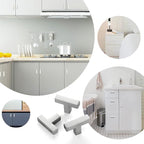 Cabinet Pulls Single Hole Cabinet Handles, 40 Pack Square Brushed Nickel Bar Cabinet Pulls Drawer Cabinet Knobs Cupboard Hardware Cabinet Handles, Stainless Steel Single Hole Cabinet Knobs
