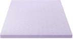 Mellow 3 Inch Ventilated Memory Foam Mattress Topper, Soothing Lavender Infusion, Queen