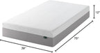 ZINUS 12 Inch Ultima Memory Foam Mattress [New Version], Twin, Fiberglass Free, Medium Firm Feel, Breathable Airflow Memory Foam, Certified Safe Foams & Fabric, Mattress in A Box