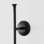 Z Gallerie Aspar Wall Sconce Long Candle Holders in Black Finish, Retro Chic Wall Decor for Living Room, Dining Room & Bathroom, Vintage Candle Wall Sconce with Timeless Appeal(Candles not Included)