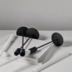 Set of 3 Black Taper Candle Holders, Metal Black Candlestick Holders, Tall Candle Holder, Fits 3/4 inch Thick Candle&Led Candles, for Table Centerpiece, Wedding, Dinning, Party Home Decor