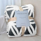LOMAO Sherpa Fleece Blanket Fuzzy Soft Throw Blanket Dual Sided Blanket for Couch Sofa Bed (Dark Grey, 90''x90'')
