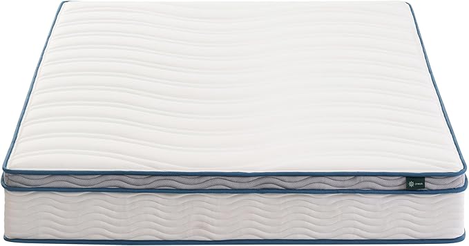 ZINUS 10 Inch Spring Sensation Hybrid Mattress [New Version], Full, Fiberglass Free, Medium Firmness, Durable Support, Certified Safe Foams & Fabric, Mattress in A Box