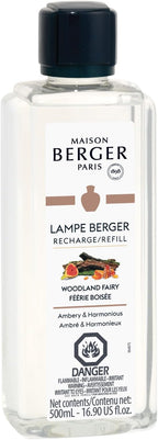 Maison Berger - Woodland Fairy - Lampe Berger Fragrance Refill Oil for Home Diffusers - Luxury Air Freshener with Blackberries, Incense & Amber Notes - 16.9 Fl Oz (500ml)
