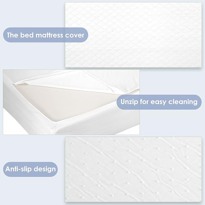 PayLessHere 12 Inch Gel Memory Foam Mattress/Bed-in-a-Box/Medium Firm Mattress with Removable Cover Fiberglass Free Home Furniture CertiPUR-US Certified/Pressure Relieving (King)