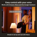 Philips Hue BR30 LED Smart Light Bulbs - Flicker-Free 85w Light Bulbs - Bluetooth Compatible, Compatible with Alexa, Google Assistant, and Apple HomeKit - E26 Base - 2 Pack