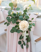 JOYLEX Artificial Flowers Realistic Roses, 50pcs Real Looking Fake Roses with Stem for DIY Wedding Bouquets Centerpieces Bridal Shower Party Home Romantic Decorations (Champagne)