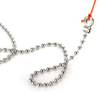 200 Inch Ceiling Fan Pull Chain, (Upgrade Rust Proof) 3.2mm Beaded Pull Chains Extension, Light Chain Pulls Extenders Great Pulling Force Stainless Steel with 24 Matching Connectors 2 Styles, By PSISO