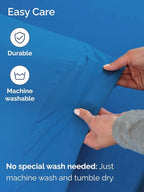Extra Deep King Sheet Set - 6 Piece Breathable & Cooling Sheets - Hotel Luxury Bed Sheets Set - Easy & Secure Fit - Soft, Wrinkle Free & Comfy Sheets Set - Royal Blue Sheet Set with Extra Deep Pockets