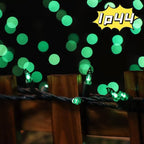 LAMPHOME St. Patrick's Day Mini String Lights, Super-Bright Extendable Green Christmas Lights Decoration 100Lights 19.6ft UL Certified Mini Bulb String Lights Set for Outdoor Christmas Tree Decor