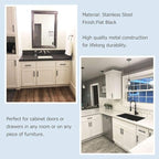 homdiy 20Pack 4.5in Cabinet Handles Black Kitchen Cabinet Pulls Drawer Pulls for Dresser Drawers