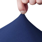 Queen Size Box Spring Cover with Smooth and Elastic Woven Material, Alternates for Bed Skirt, Wrinkle & Fading Resistant, Washable, Dustproof, Navy