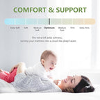 Full Size Mattress Topper for Back Pain,Premium Viscose Made from Bamboo 1200 GSM Extra Thick Mattress Pad,Quilted Fitted Pillow Top Mattress Cover with Deep Pocket Up to 21 Inches（54 * 75inch）