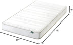 ZINUS 8 Inch Foam and Spring Hybrid Mattress [New Version], Twin, Fiberglass Free, Medium Firmness, Durable Support, Certified Safe Foams & Fabric, Mattress in A Box