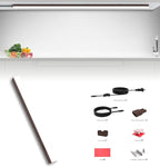 Under Cabinet Lighting Plug in, 32 Inch 1 Pc, Linkable AC120V 3CCT 3000K/4000K/5000K Ultra Slim, LED Under Cabinet Lights for Counter Light, Kitchen, Shelf, Sink, Workshop, Desk, Bronze