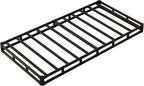 Box Spring Twin 4 Inch Low Profile, Heavy Duty Metal Box Spring Bed Base with Fabric Cover, Mattress Foundation, Easy Assembly, Noise Free, Black