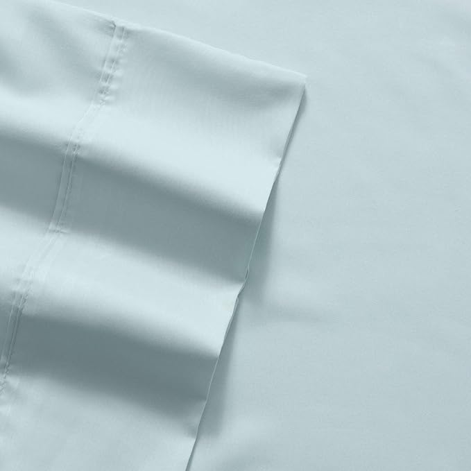 Sweet Home Collection 6 Piece 1500 Supreme Collection Brushed Microfiber Deep Pocket Sheet Set-2 Extra Pillow Cases, Great Value, Split King, Aqua