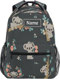 Custom Children's Name School Backpack Personalized Schoolbag KoalaTravel Bag for Teens Girls Boys